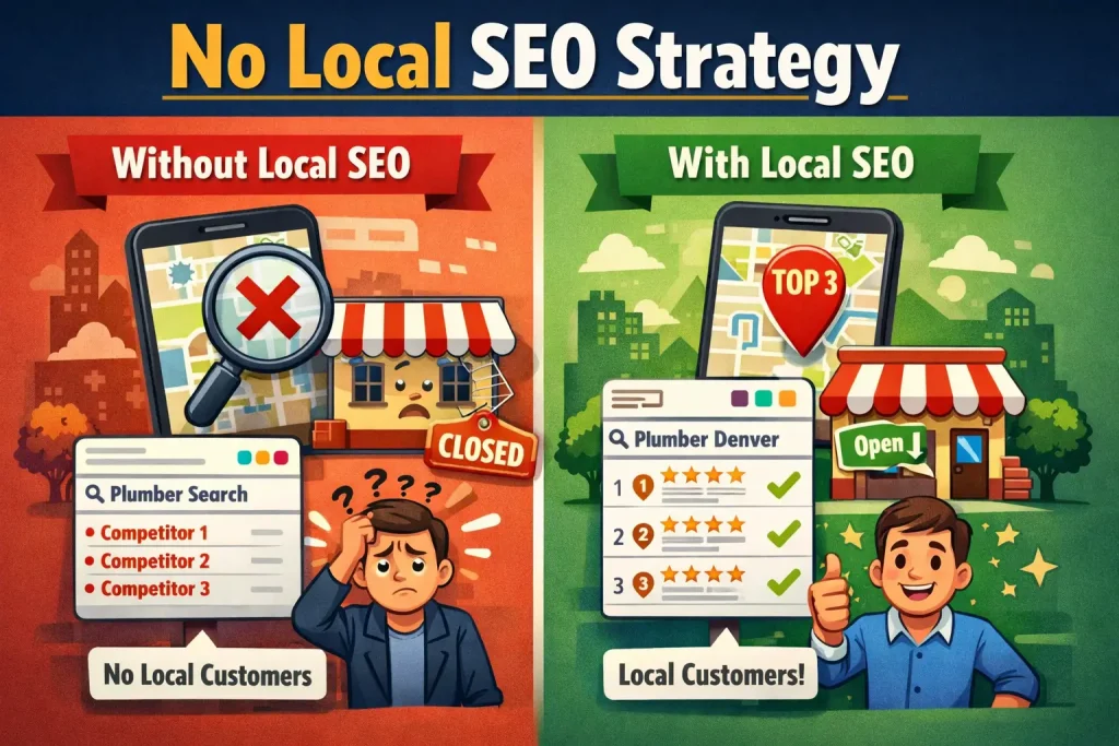 No Local SEO Strategy